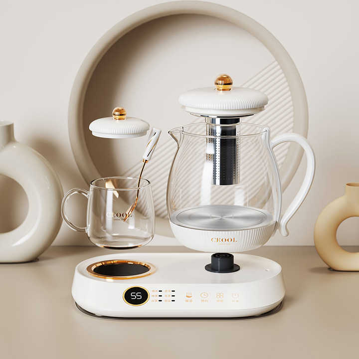 DoublePot Electric Kettle Set with Temperature Control Digital Kettle